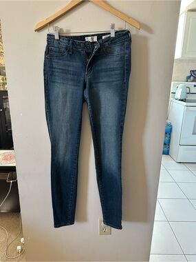 Jessica Simpson Dark Blue Skinny Jeans - Stretch Denim, length 38”